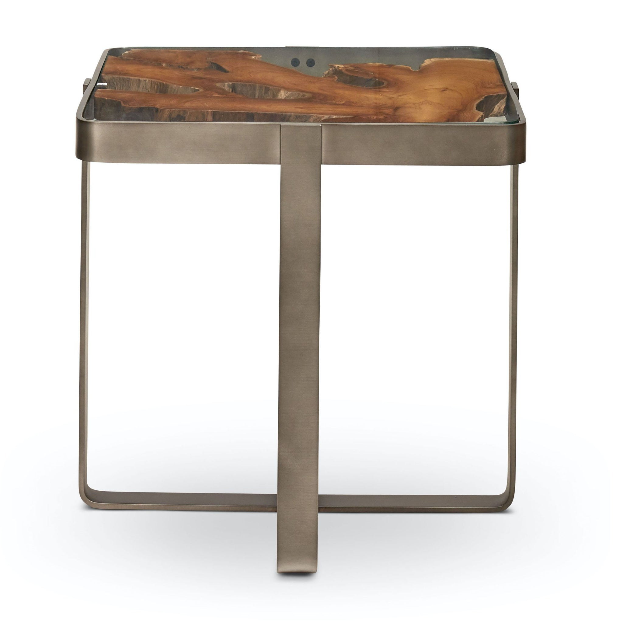 Kullen Teak End Table by Urbia