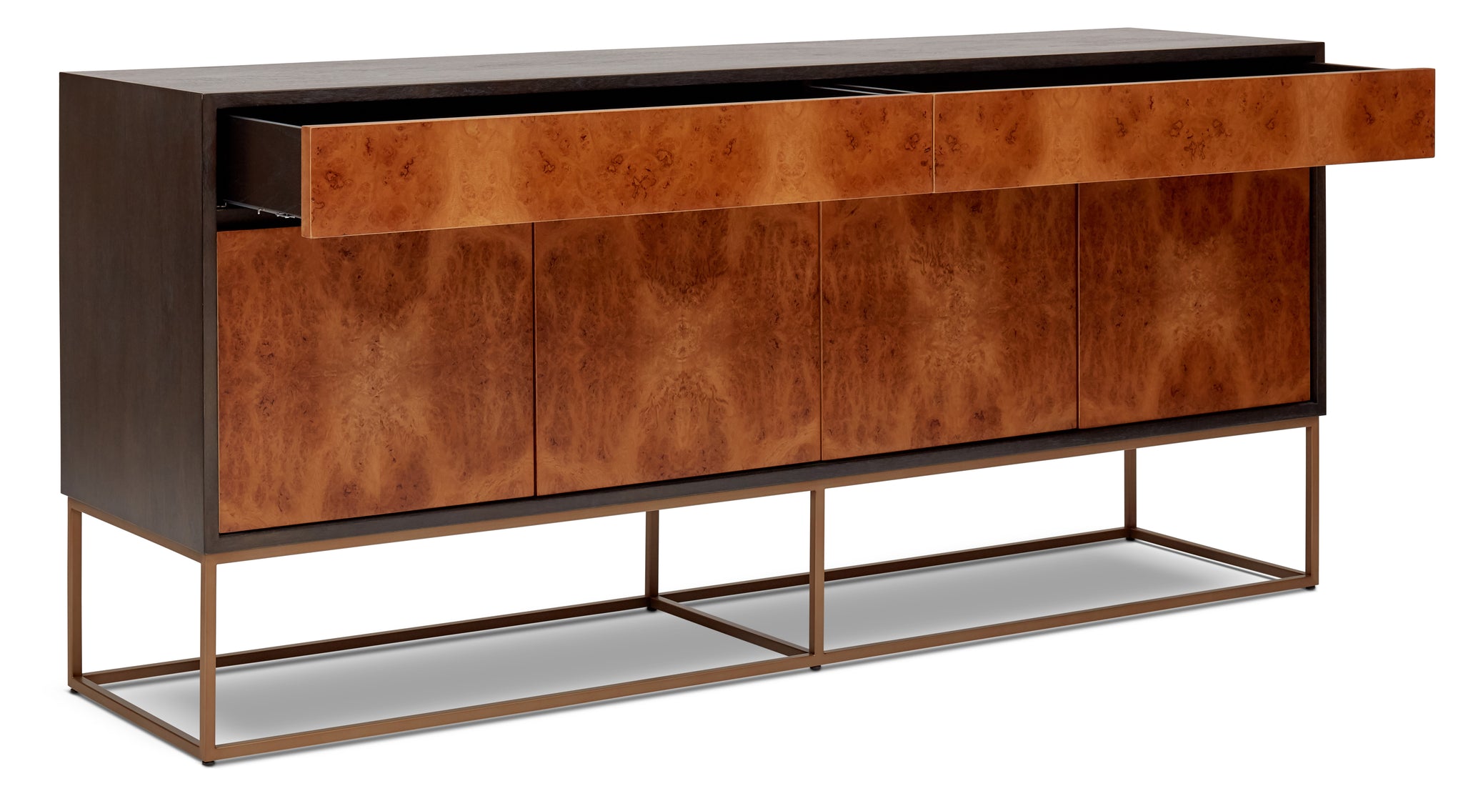 Urbia Yoga Buffet in Burl & Brass