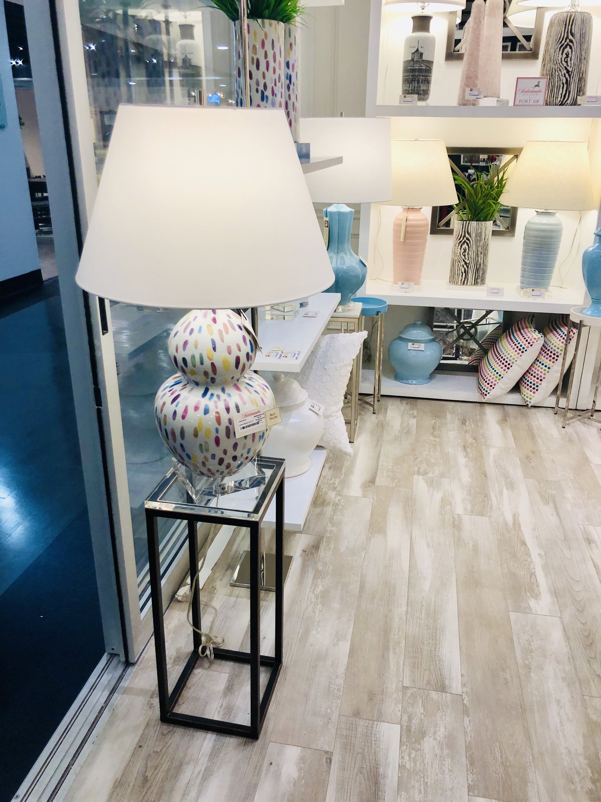 Playa Lamp by Port 68 in Smoke Gray