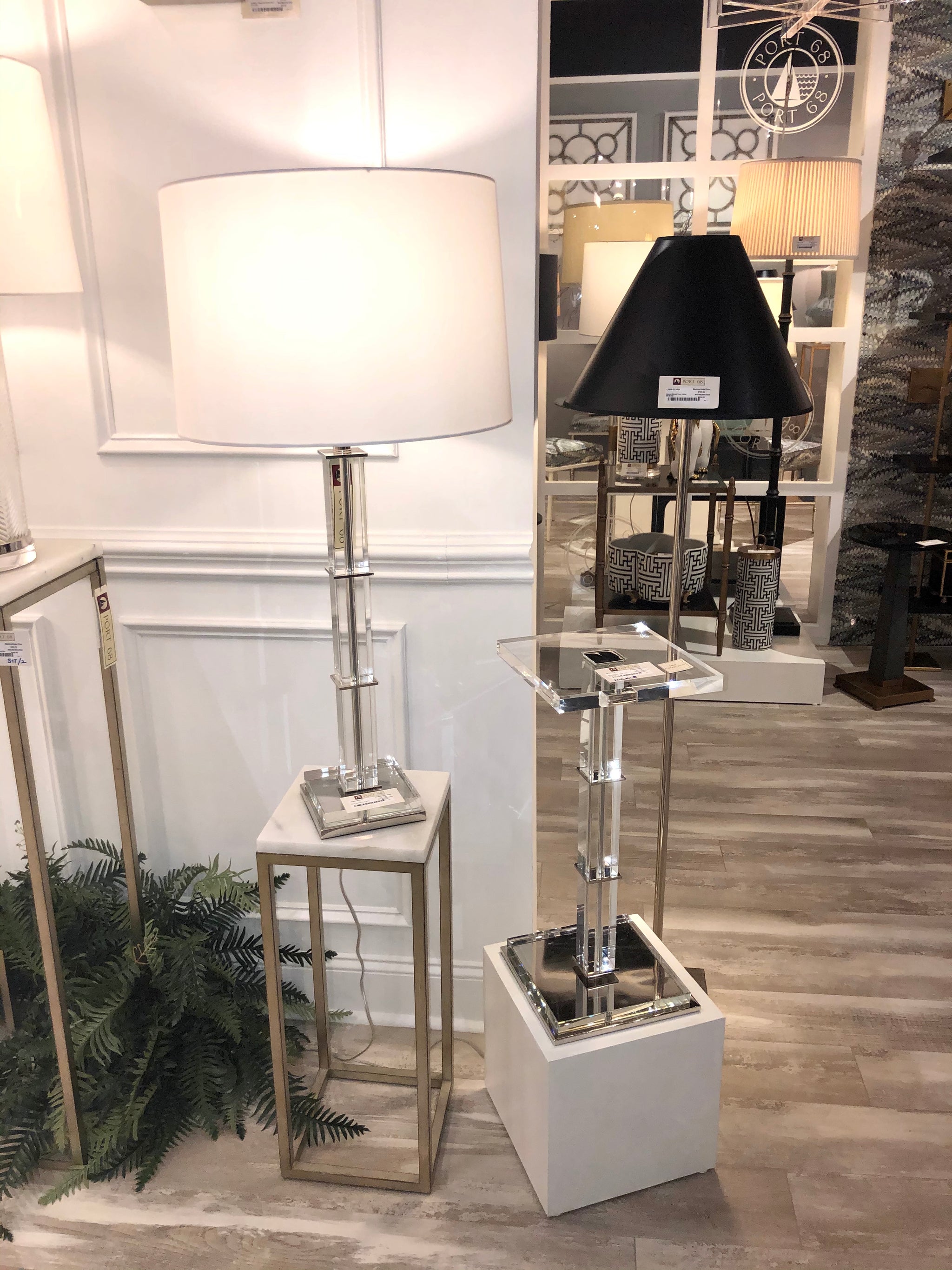 Port 68 Metro Nickel Lamp