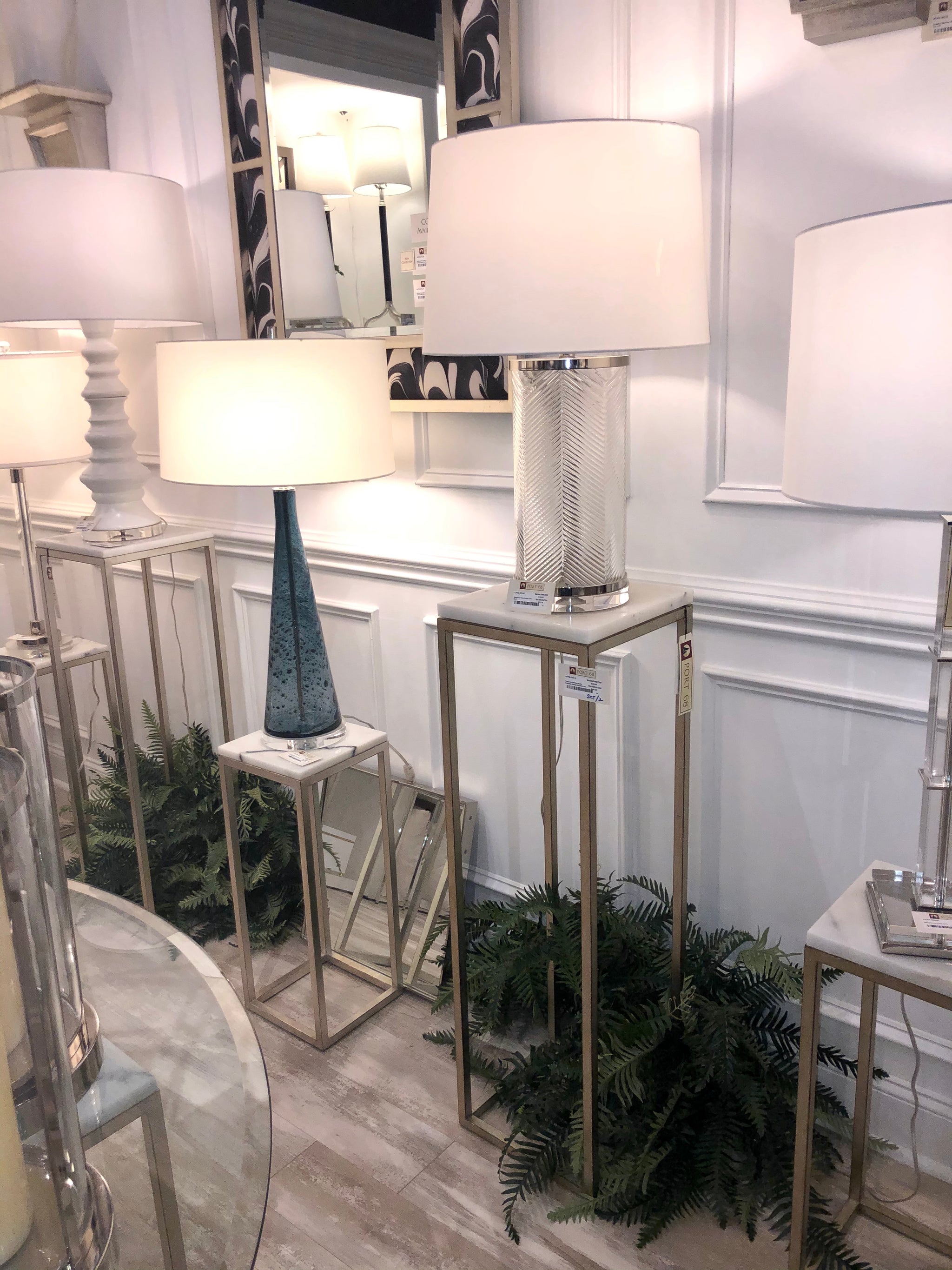 Port 68 Westwood Lamp in Nickel