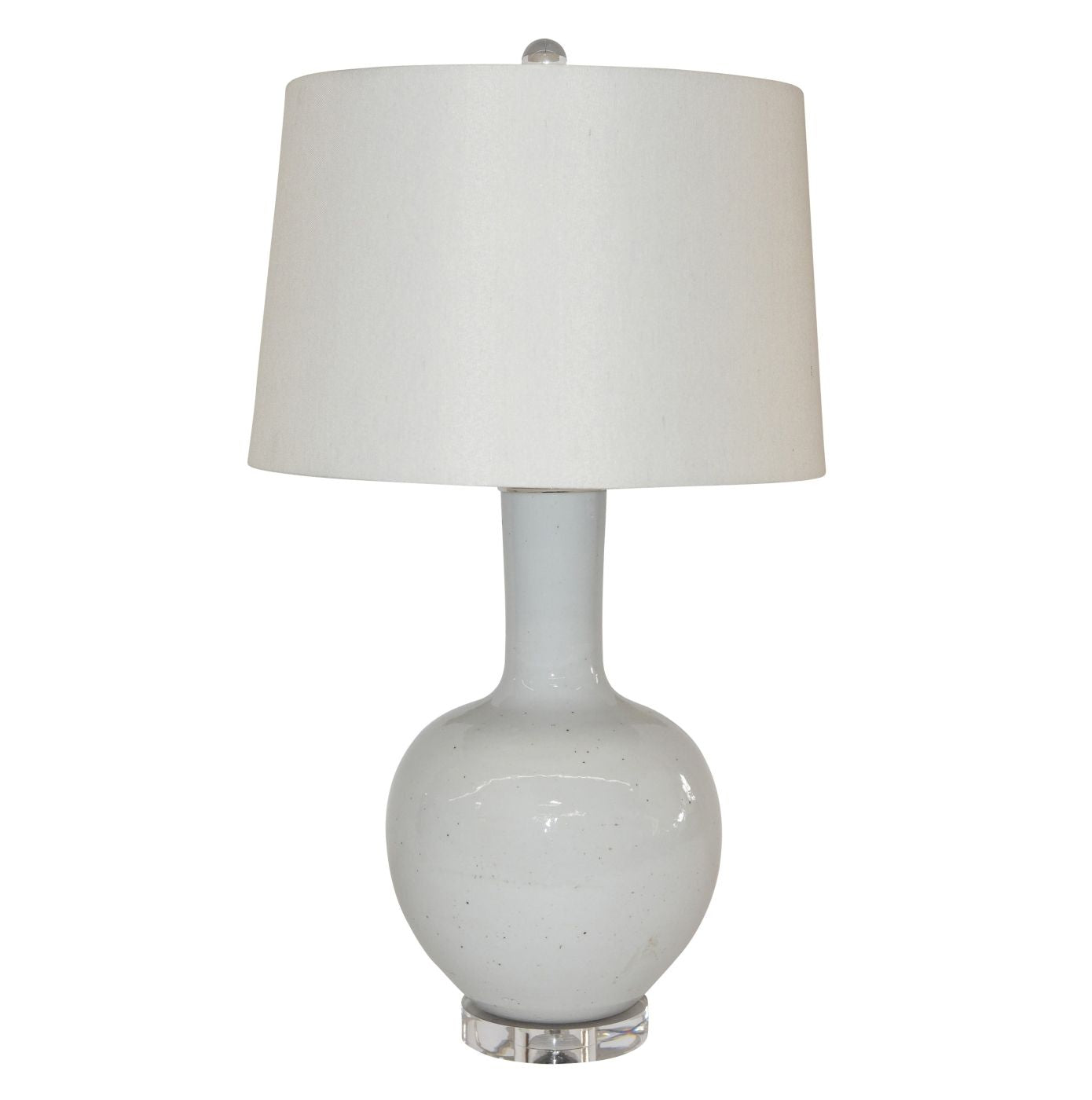 Busan White Globular Vase Small Lamp By Legends Of Asia