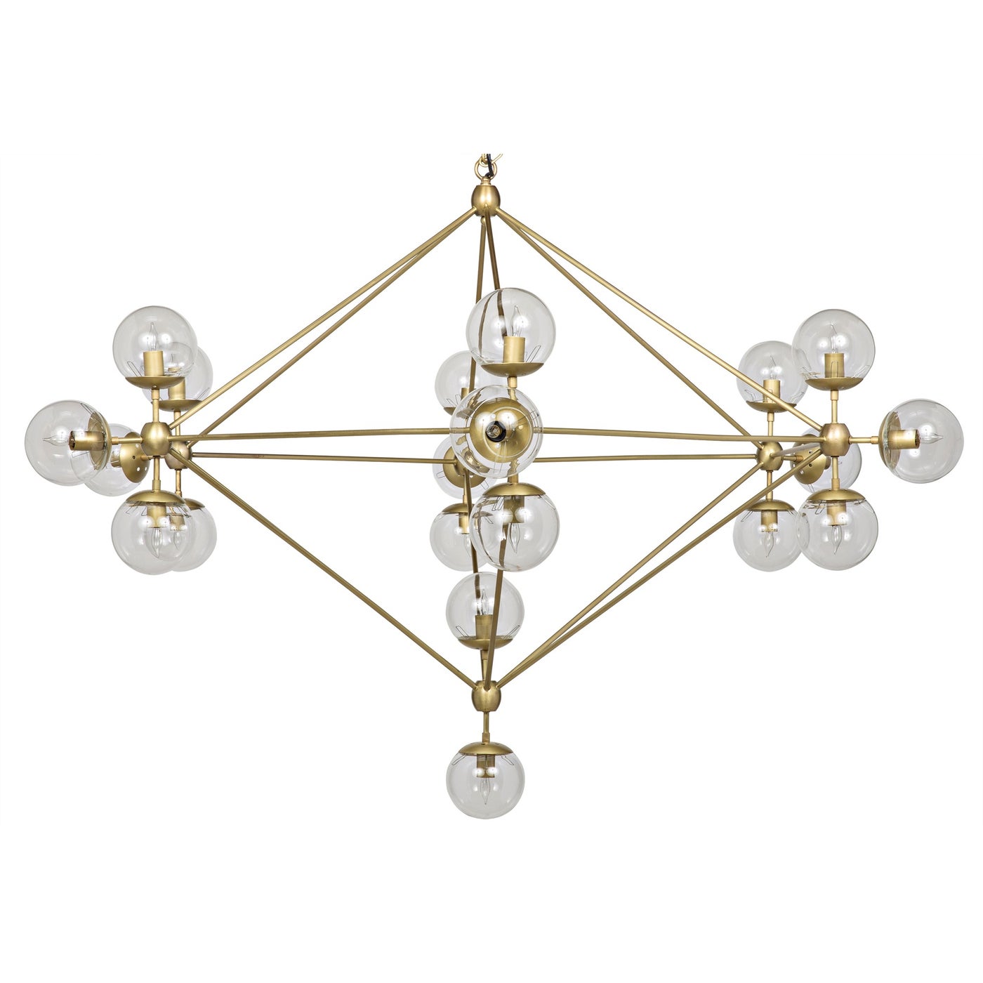 Noir Pluto Chandelier, Large