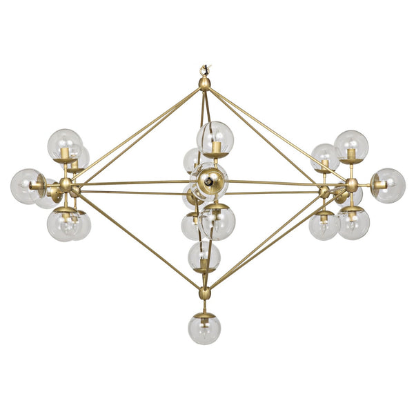 Noir Pluto Chandelier, Large