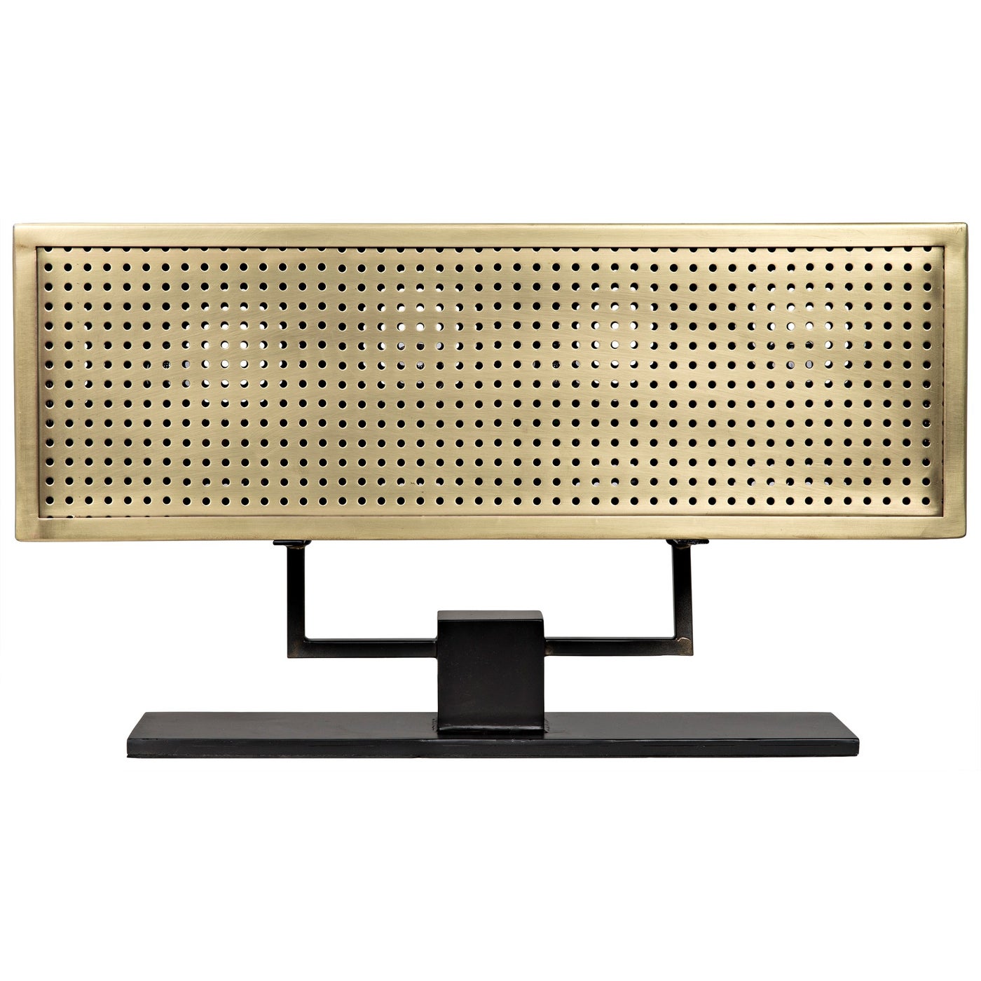 Noir Apollo Table Lamp, Metal With Brass Finish