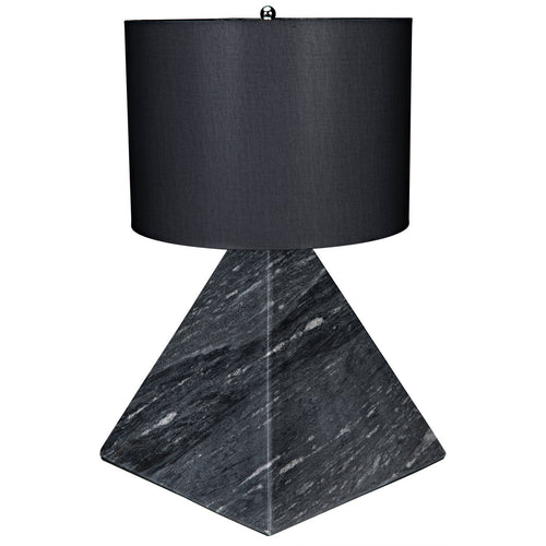 Noir Sheba Table Lamp With Black Shade
