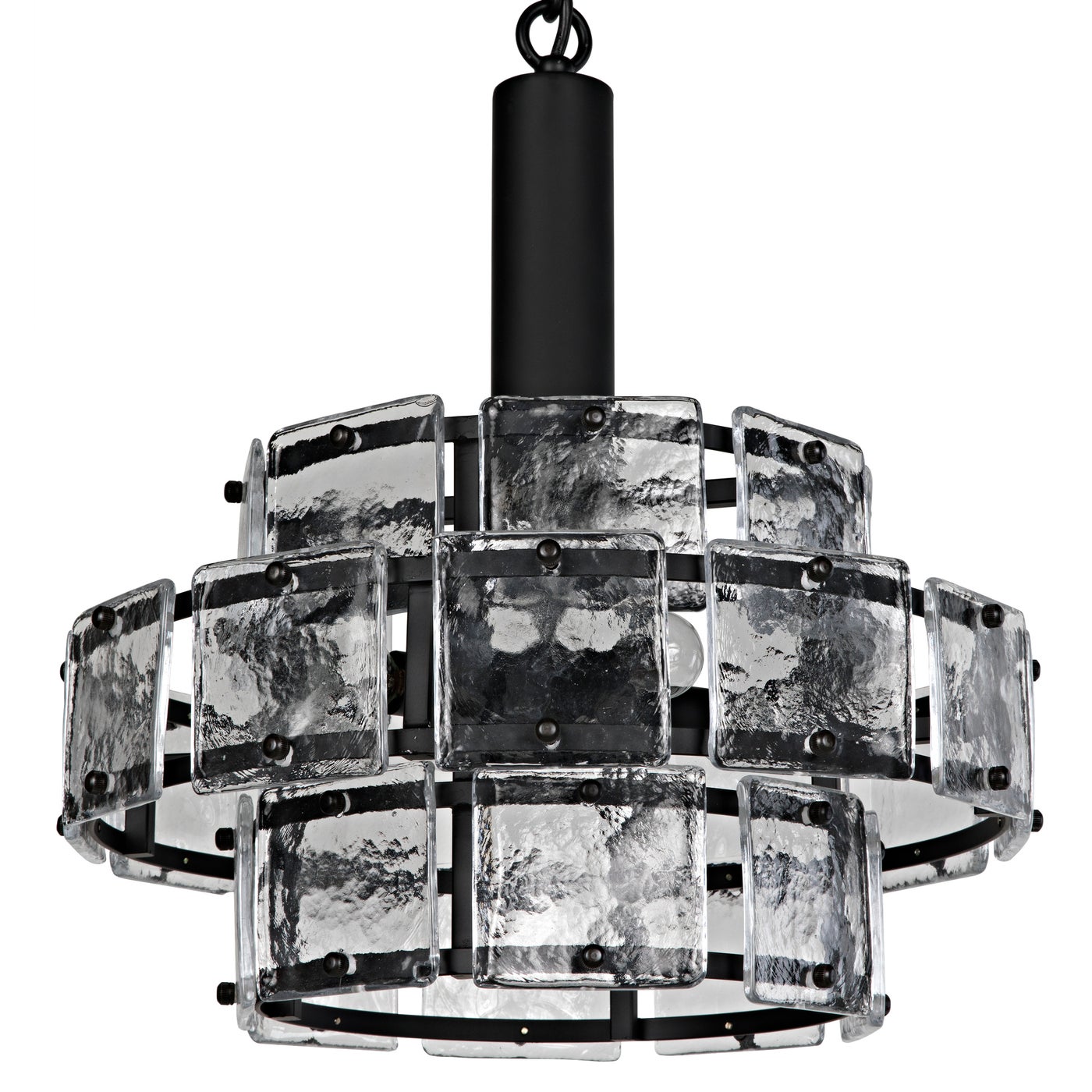 Noir Bergdorf Pendant, Black Steel