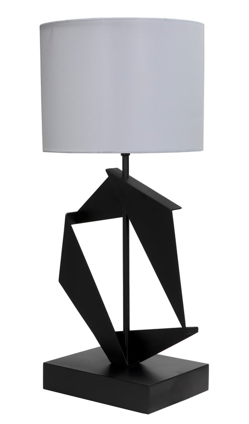 Noir Timothy Table Lamp With Shade