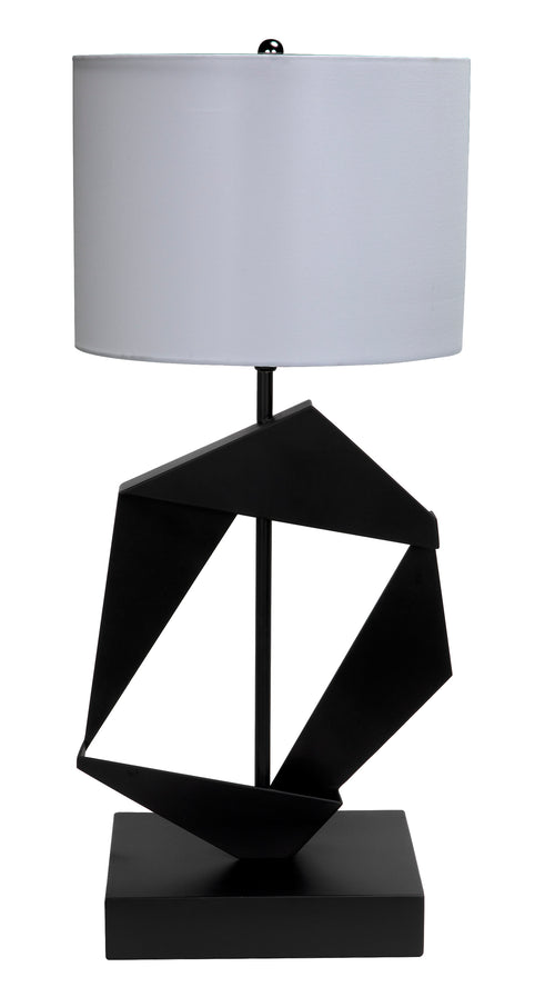 Noir Timothy Table Lamp With Shade