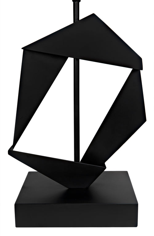 Noir Timothy Table Lamp With Shade