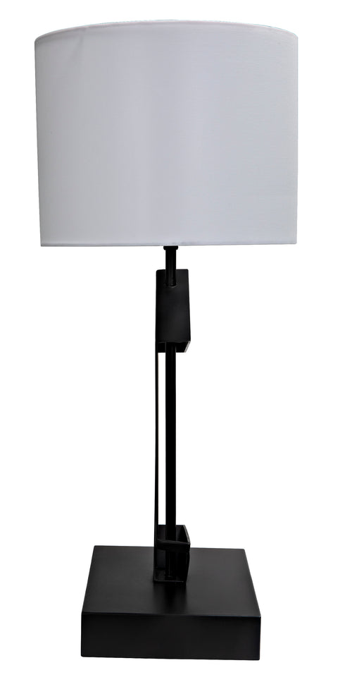 Noir Timothy Table Lamp With Shade