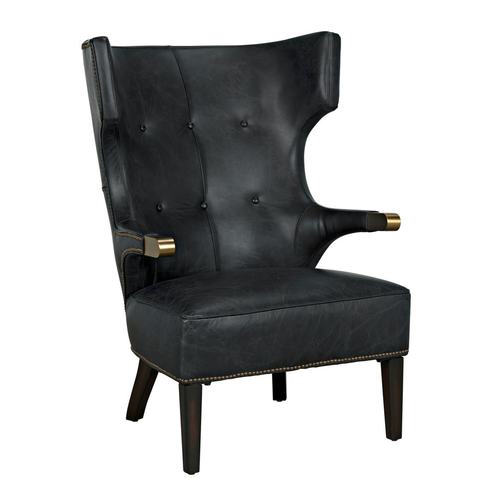 Noir Heracles Chair, Leather