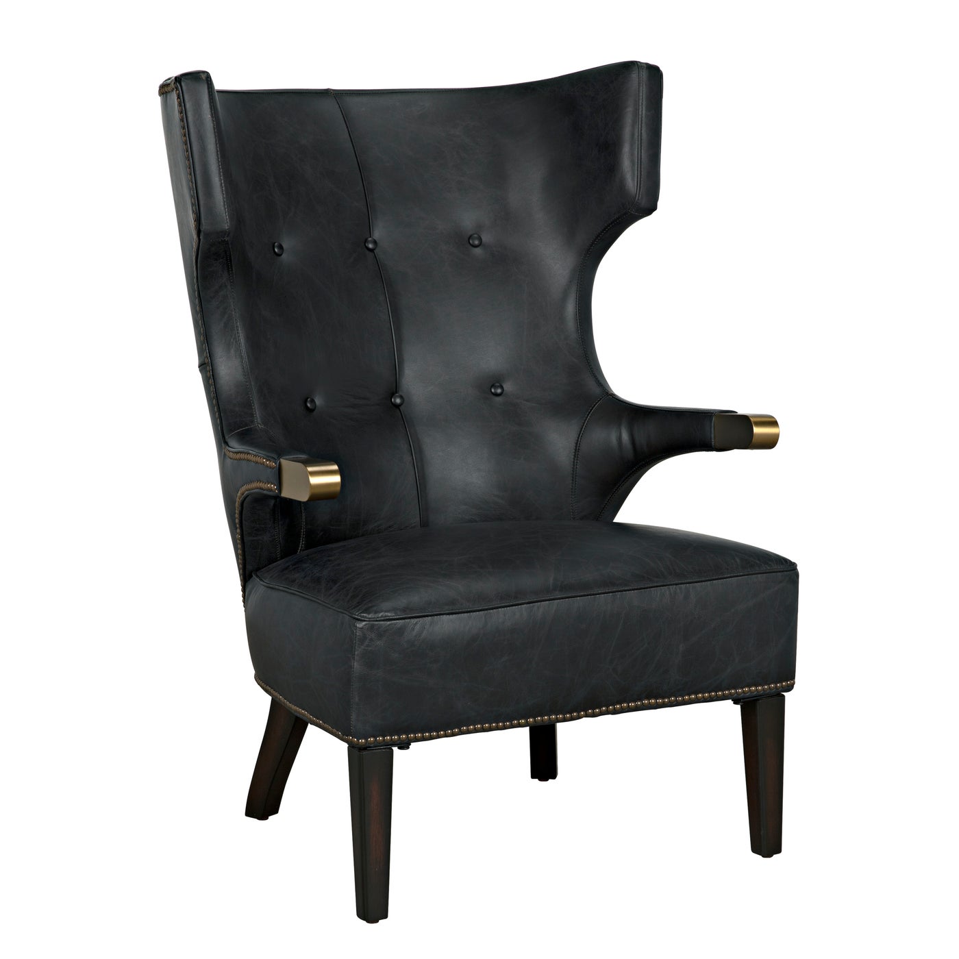 Noir Heracles Chair, Leather