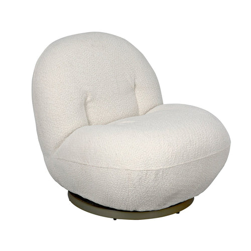 Noir Artemis Chair, Boucle Fabric