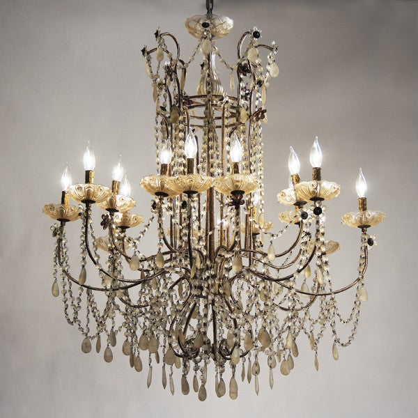 Zentique Lazzaro Chandelier Gold