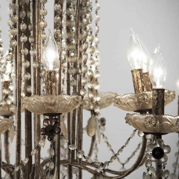 Zentique Lazzaro Chandelier Gold