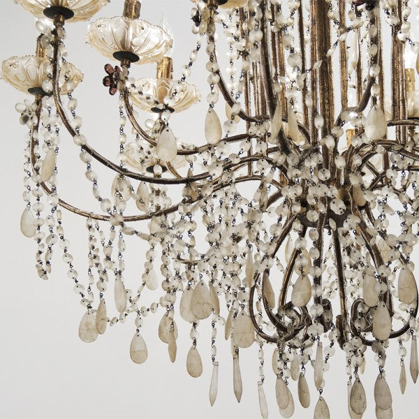 Zentique Lazzaro Chandelier Gold