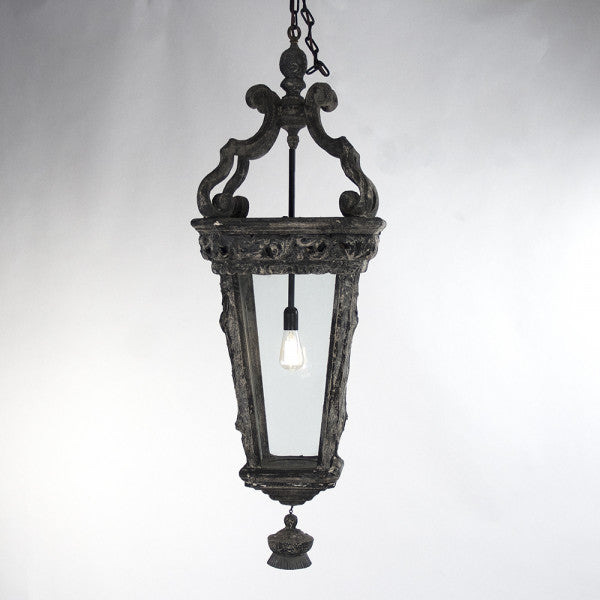 Zentique Dante Hanging Light Distressed Slate Grey