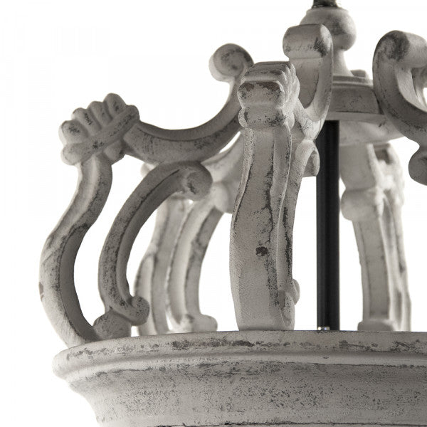 Zentique Etore Hanging Light Distressed Light Grey