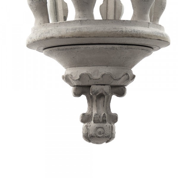 Zentique Etore Hanging Light Distressed Light Grey