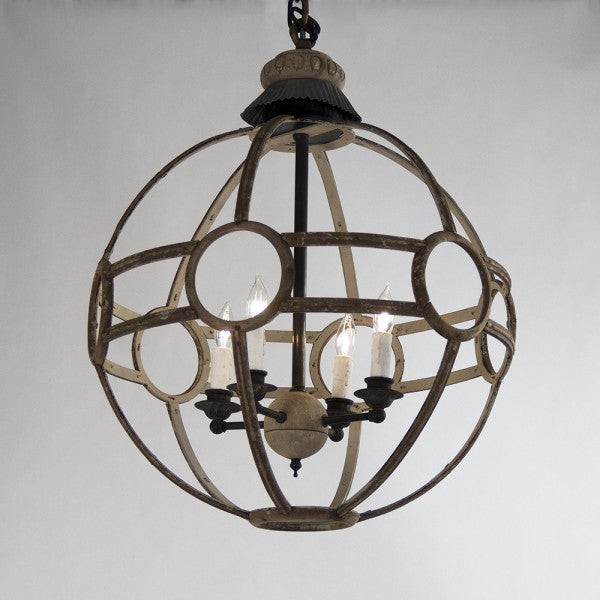 Zentique Luca Hanging Light Distressed