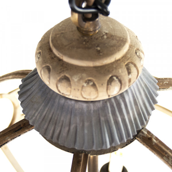 Zentique Luca Hanging Light Distressed
