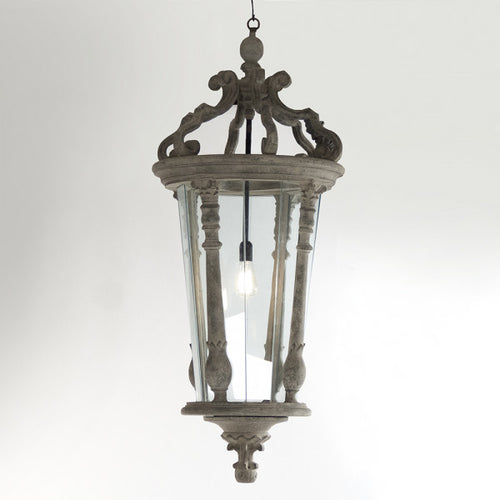 Zentique Fay Hanging Light Distressed Grey