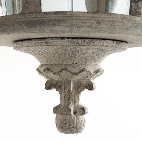 Zentique Fay Hanging Light Distressed Grey