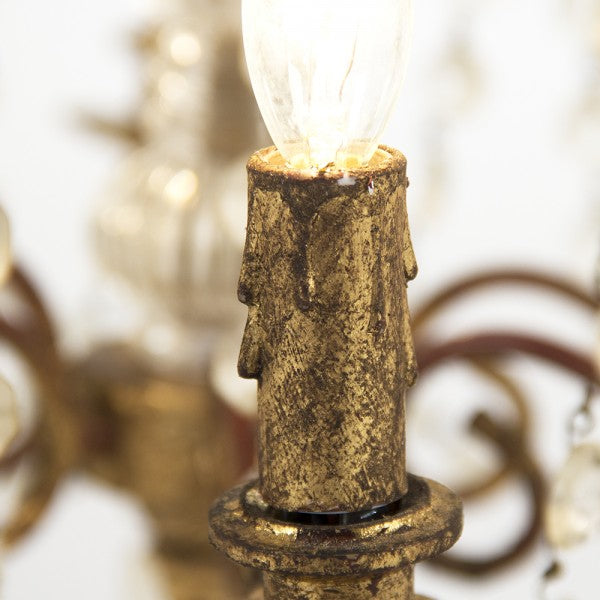 Zentique Agnes Lamp Gold Leaf