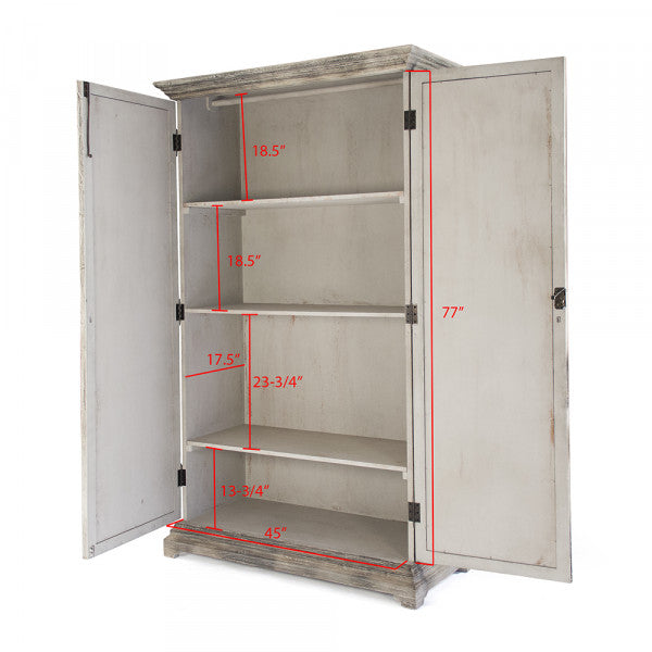 Zentique Gerald Cabinet Weathered