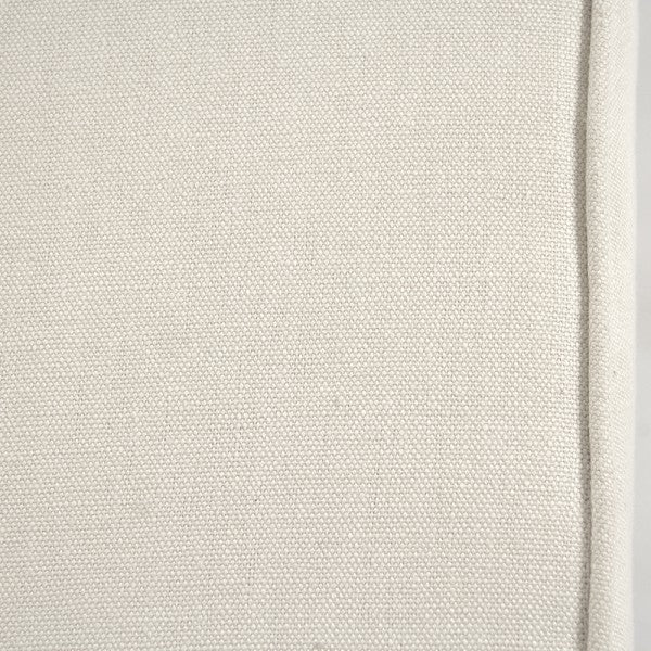 Zentique Judith Bench Distressed Grey, Off White Linen