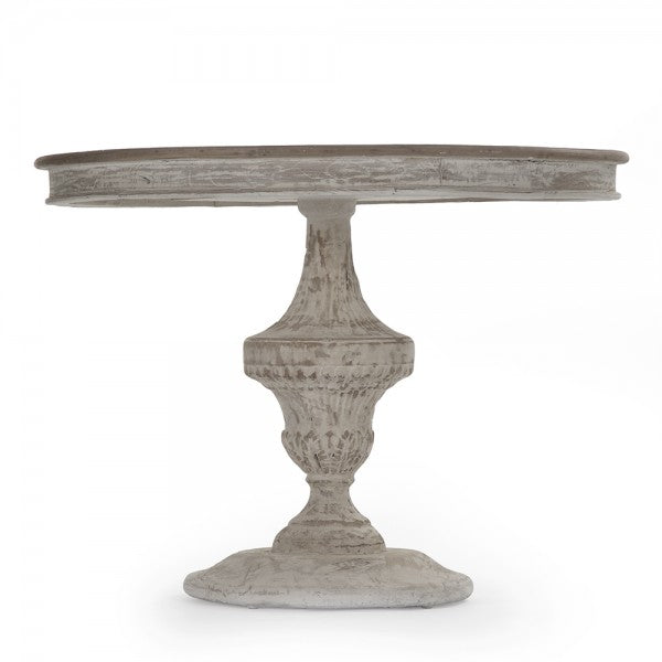 Zentique Jesse Table Natural Top, Distressed Base