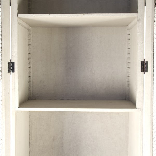 Zentique Chaline Cabinet Distressed Taupe