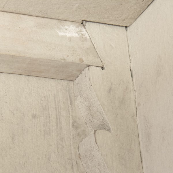 Zentique Chaline Cabinet Distressed Taupe