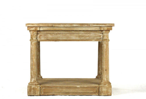 Zentique Luc Side Table Weathered Tan