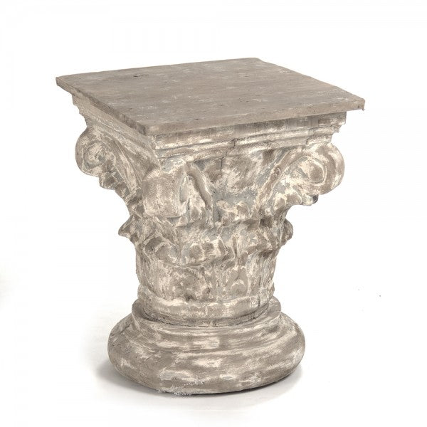 Zentique Lan Pedastal Weathered Grey