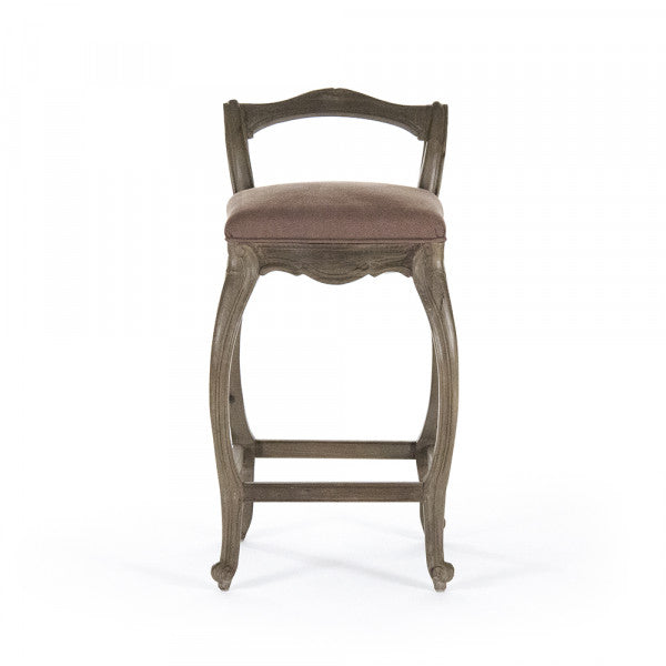 Zentique Astor Bar Stool Linen