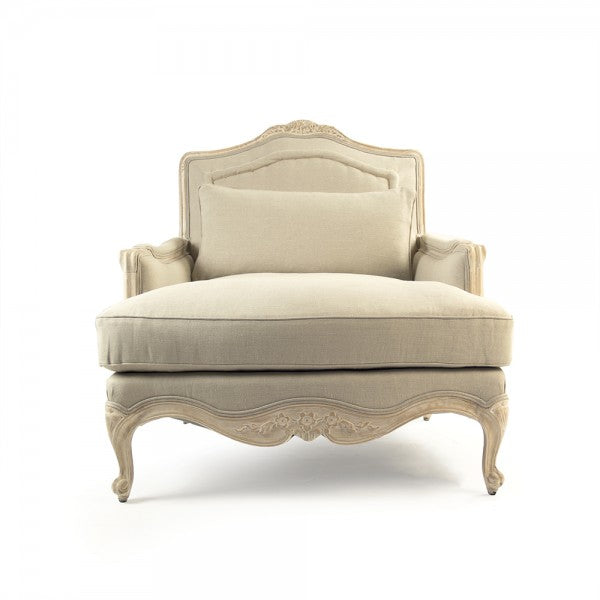 Zentique Colbey Chair Beige Linen