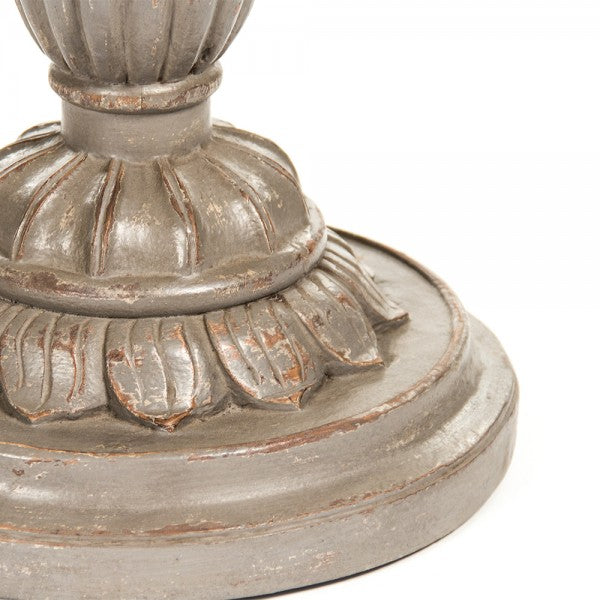 Zentique Esme End Table Distressed Moss Grey