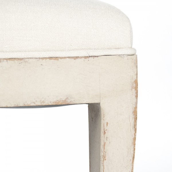 Zentique Lorand Bench Cream Linen