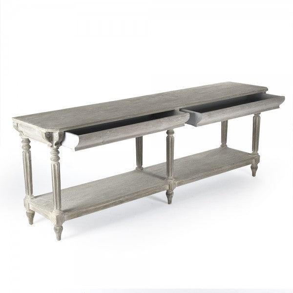 Zentique Bryce Console White Washed