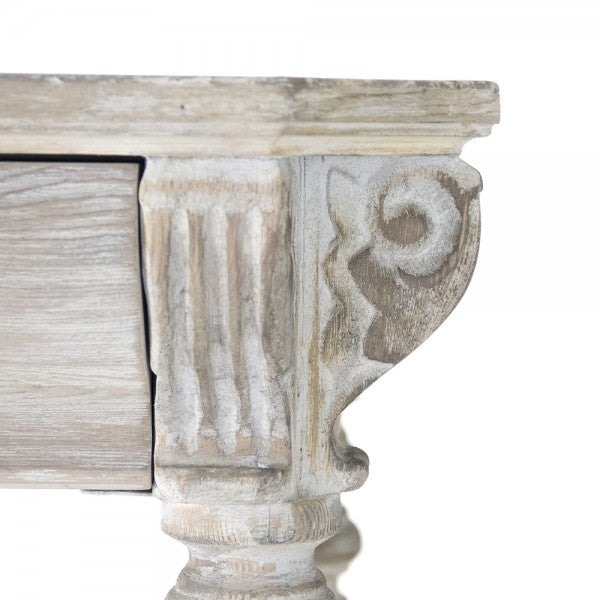 Zentique Bryce Console White Washed
