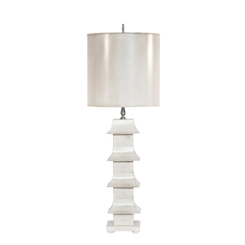 Worlds Away Pagoda Tole Table Lamp