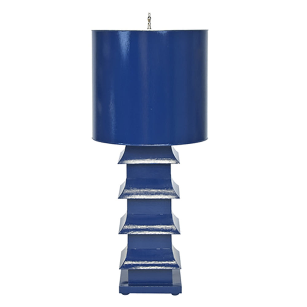Worlds Away Pagoda Table Lamp, Large