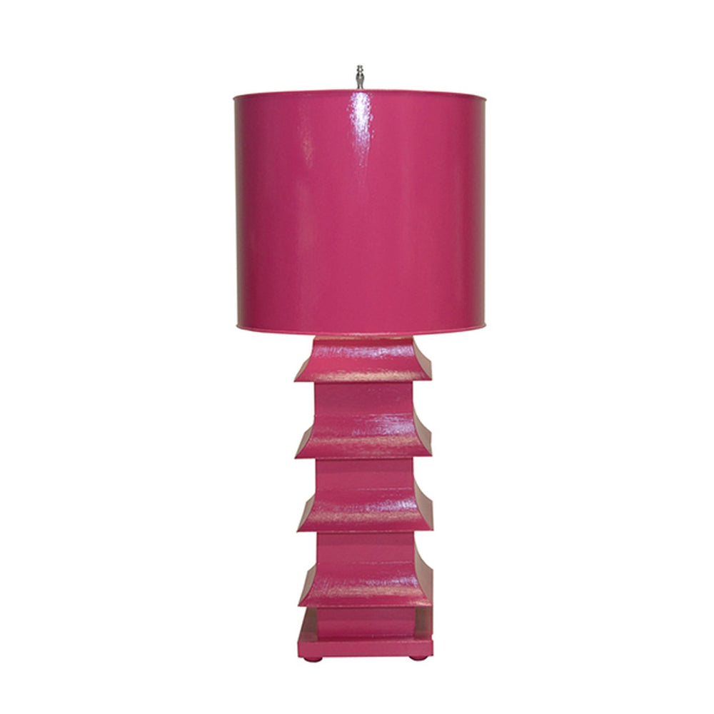 Worlds Away Pagoda Large Pagoda Style Lamp