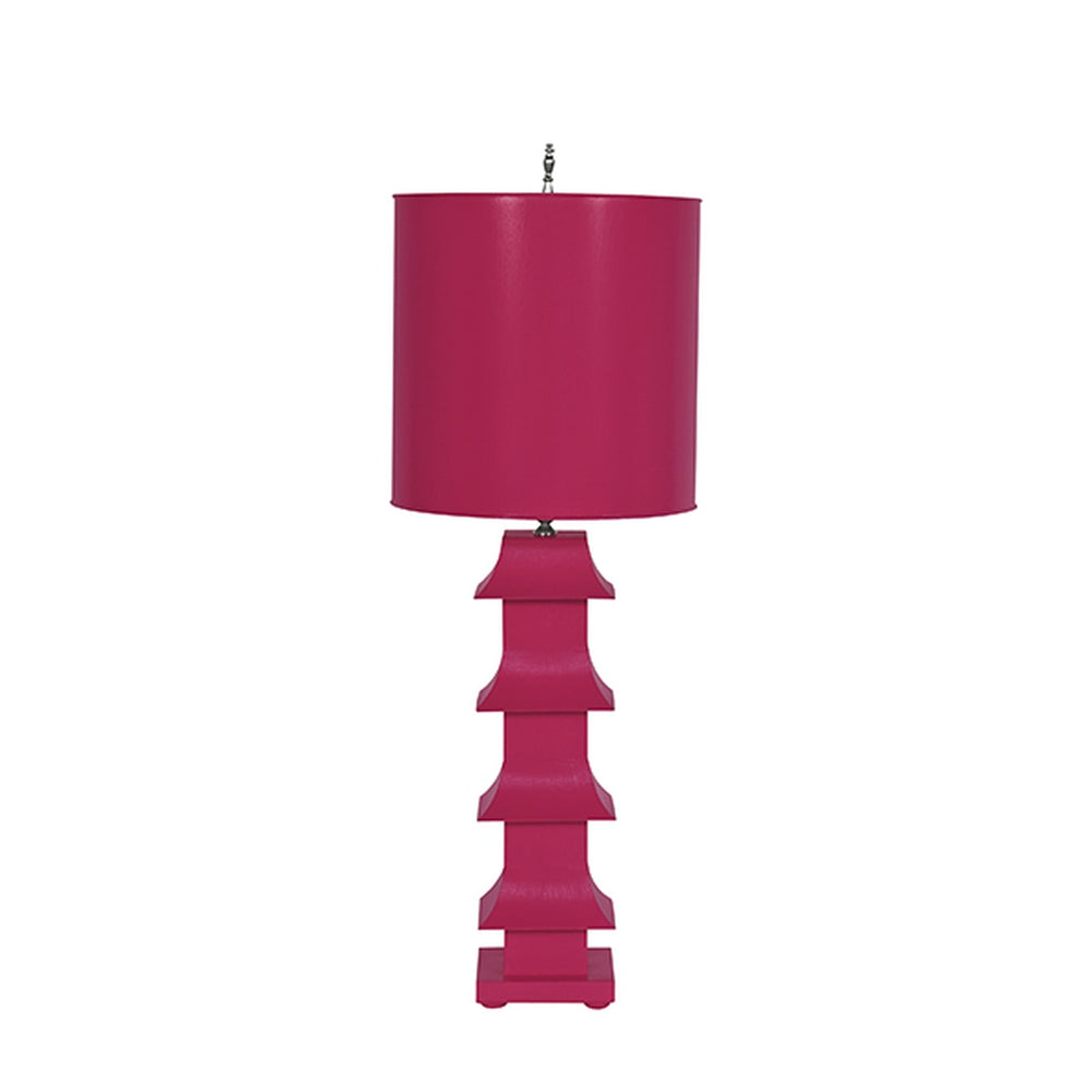 Worlds Away Pagoda Tole Lamp