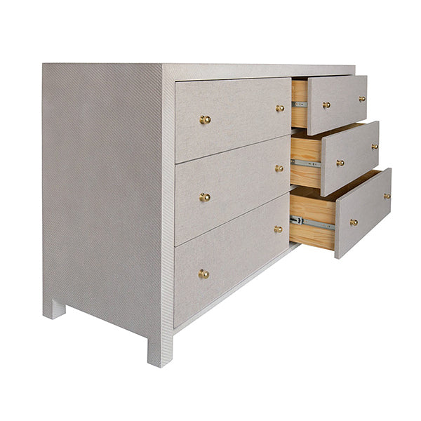 Worlds Away Lowery Grey Dresser