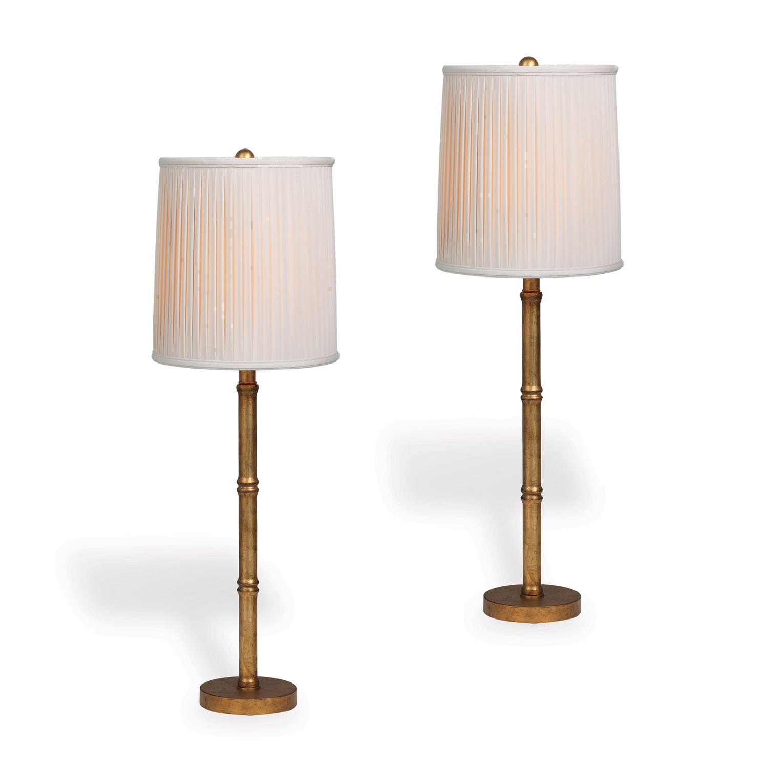 Lauderdale Gold Buffet Lamps Set of 2