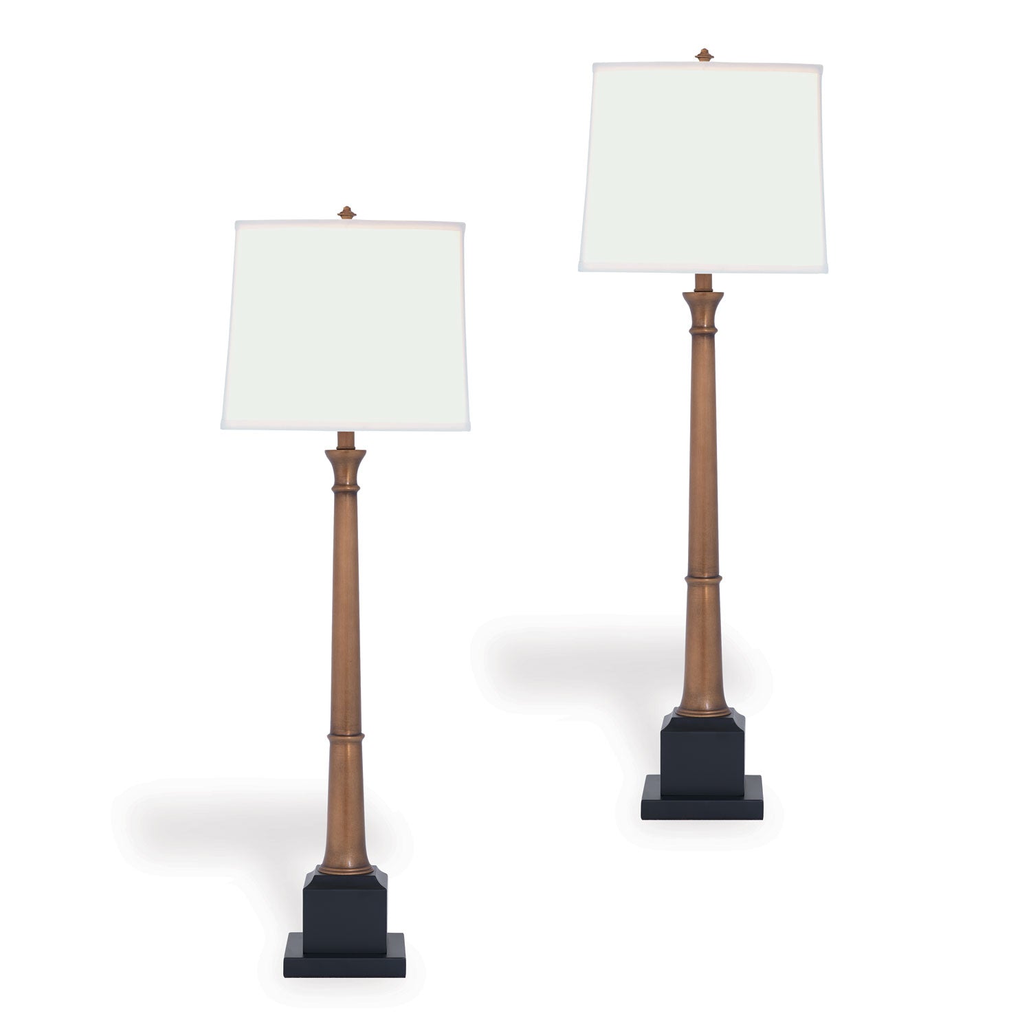 Port 68 Kensington Brass Buffet Lamp, Set of 2