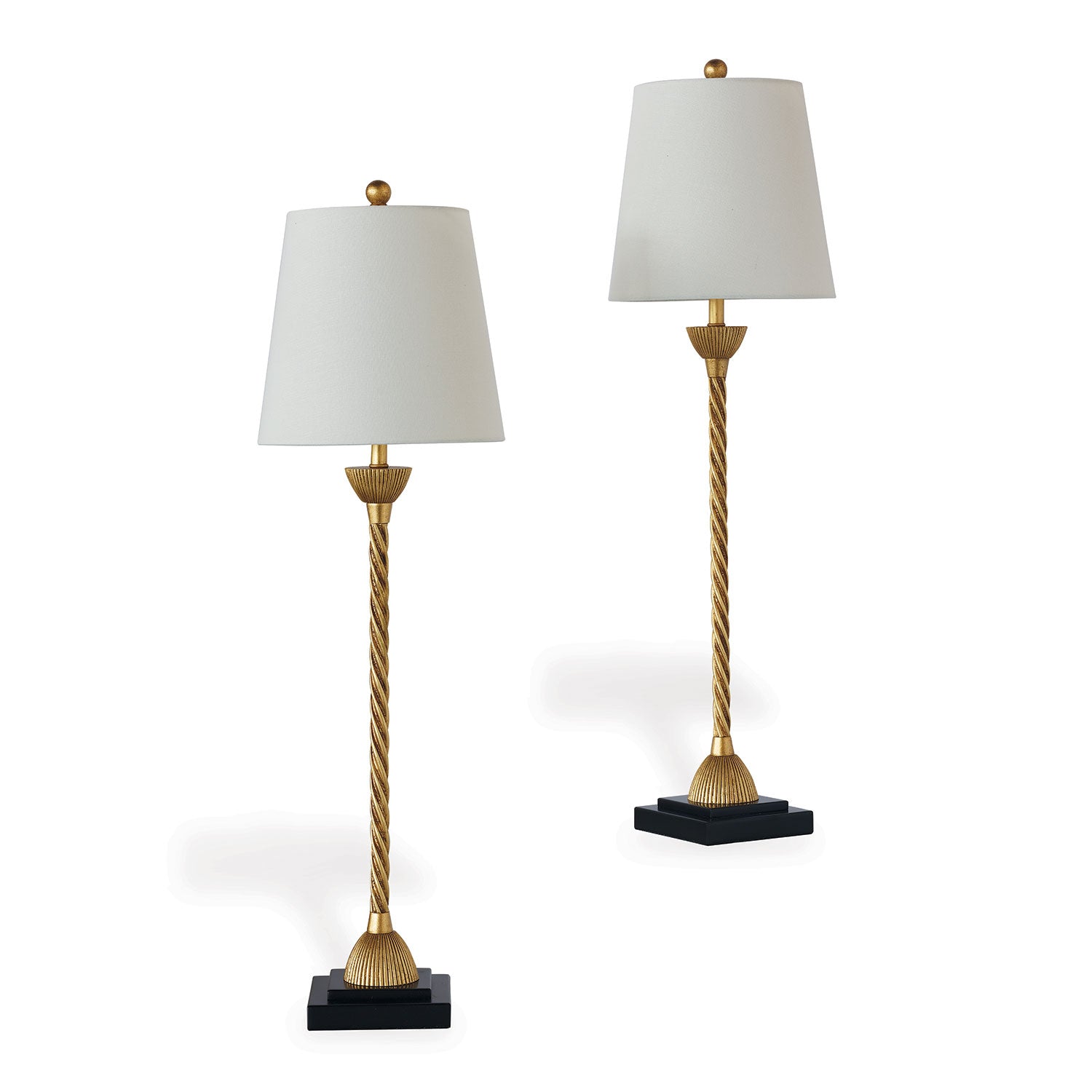 Madcap Cottage for Port 68 Delfern Gold Buffet Lamps, Set of 2